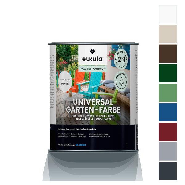 Universal Garten-Farbe 1L Anthrazit RAL 7016